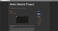 Desktop Screenshot of metromadridproject.blogspot.com