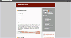 Desktop Screenshot of andhra-curries.blogspot.com