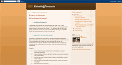 Desktop Screenshot of elsbethtanzania.blogspot.com