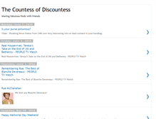 Tablet Screenshot of countessdiscountess.blogspot.com