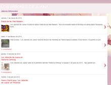 Tablet Screenshot of losjabonesdejuana.blogspot.com