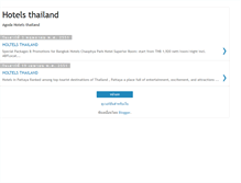 Tablet Screenshot of hotelthailand1.blogspot.com