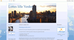 Desktop Screenshot of lotte-lotteslilleverden.blogspot.com