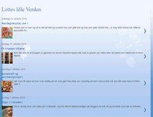 Tablet Screenshot of lotte-lotteslilleverden.blogspot.com