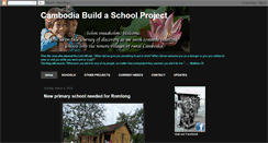 Desktop Screenshot of cambbuildaschool.blogspot.com