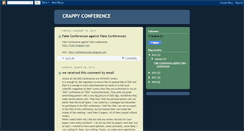 Desktop Screenshot of crappyconference.blogspot.com