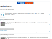 Tablet Screenshot of perlen-basteln.blogspot.com