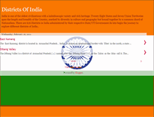 Tablet Screenshot of districts-of-india.blogspot.com
