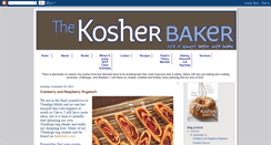 Desktop Screenshot of kosherbaker.blogspot.com