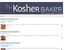 Tablet Screenshot of kosherbaker.blogspot.com