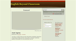 Desktop Screenshot of englishbeyondclassroom.blogspot.com
