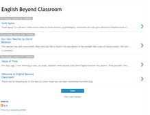 Tablet Screenshot of englishbeyondclassroom.blogspot.com