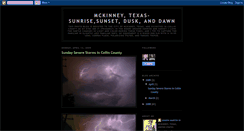 Desktop Screenshot of mckinneytexassunrises.blogspot.com