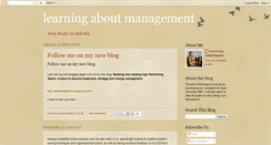 Desktop Screenshot of learningaboutmanagement.blogspot.com