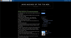 Desktop Screenshot of mindmusingsofthetinmen.blogspot.com