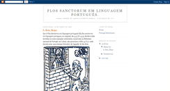 Desktop Screenshot of flossanctorum.blogspot.com