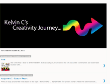 Tablet Screenshot of kelvinc-creative.blogspot.com