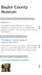 Mobile Screenshot of baylorcountymuseum.blogspot.com