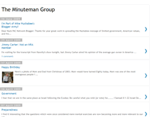 Tablet Screenshot of minutemangroup.blogspot.com