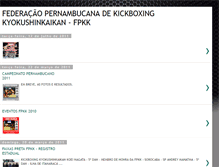 Tablet Screenshot of kyokushinkaikanpernambuco.blogspot.com