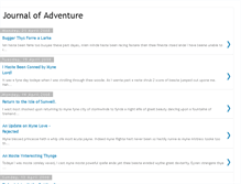 Tablet Screenshot of journalofadventure.blogspot.com