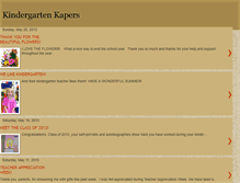 Tablet Screenshot of kindergartenkapers1.blogspot.com