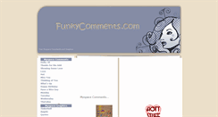 Desktop Screenshot of funkycomments.blogspot.com