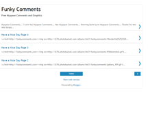 Tablet Screenshot of funkycomments.blogspot.com