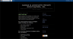 Desktop Screenshot of hannandetectives.blogspot.com