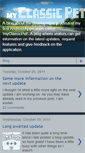 Mobile Screenshot of myclassicpet.blogspot.com