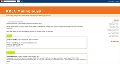 Desktop Screenshot of miningkrec.blogspot.com