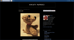 Desktop Screenshot of kwiatypaproci.blogspot.com