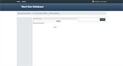 Desktop Screenshot of nextgengoogle.blogspot.com