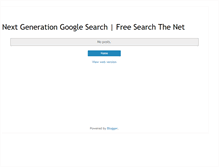 Tablet Screenshot of nextgengoogle.blogspot.com