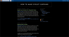 Desktop Screenshot of eyeletcurtains.blogspot.com