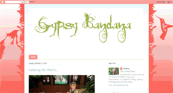 Desktop Screenshot of gypsybandana.blogspot.com