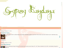 Tablet Screenshot of gypsybandana.blogspot.com