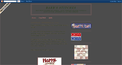 Desktop Screenshot of barbsstitches.blogspot.com