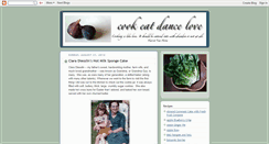 Desktop Screenshot of cookeatdancelove.blogspot.com