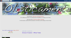 Desktop Screenshot of olisticamentetv.blogspot.com