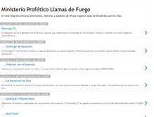 Tablet Screenshot of llamas-defuego.blogspot.com