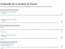 Tablet Screenshot of empleadosdechacao.blogspot.com