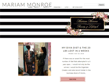 Tablet Screenshot of mariam-monroe.blogspot.com