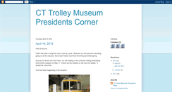 Desktop Screenshot of cttrolleymuseum.blogspot.com