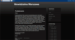 Desktop Screenshot of niewidzialnawarszawa.blogspot.com