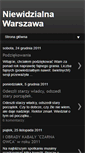 Mobile Screenshot of niewidzialnawarszawa.blogspot.com