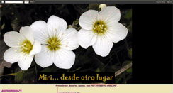 Desktop Screenshot of miri-desdeotrolugar.blogspot.com