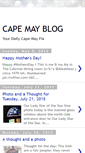 Mobile Screenshot of bloggingcapemay.blogspot.com