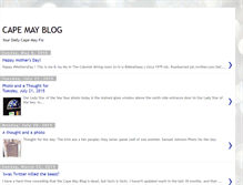 Tablet Screenshot of bloggingcapemay.blogspot.com