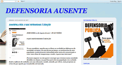 Desktop Screenshot of defensoriaausente.blogspot.com